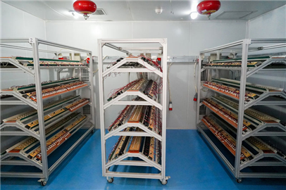 High temperature aging room